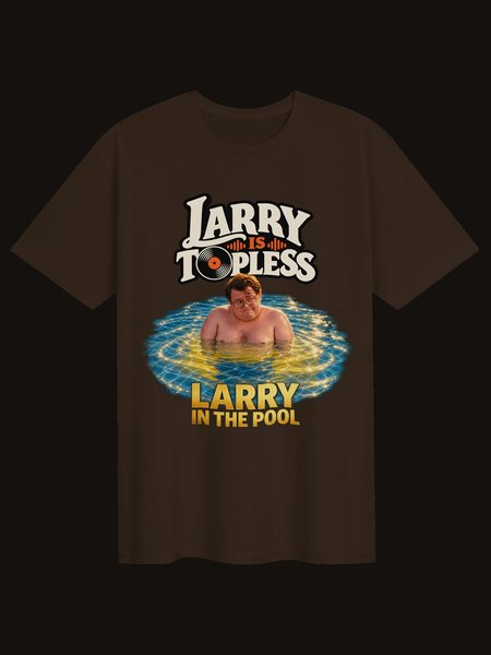 Larry In The Pool tee